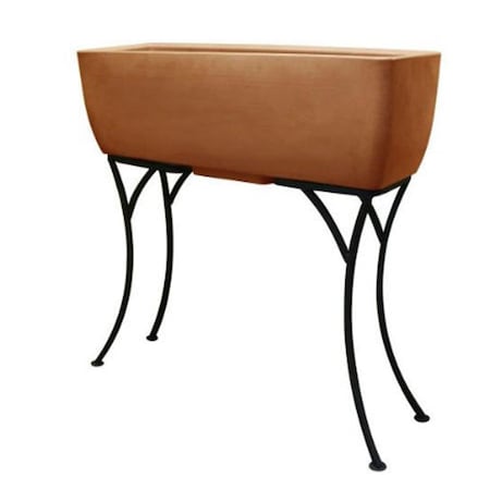 Rts Companies RTS Companies 5602-000200-5381 Urban Planter 30 in.x10 in. with Stand- Terra Cotta 5602-000200-5381